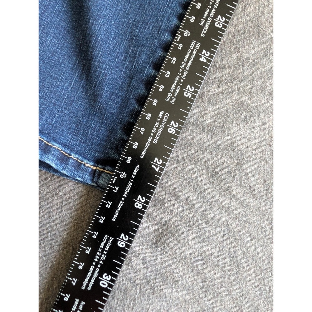 Wax Jean Butt I Love You Blue Skinny Jeans Womens Size 16 Medium Wash High Rise - Picture 3 of 5